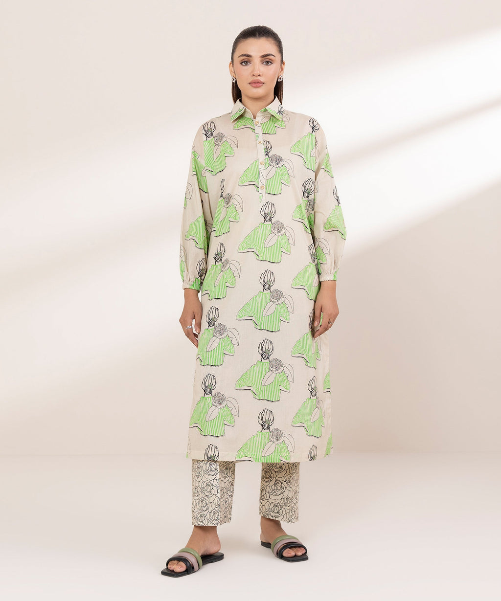 Printed Lawn Shirt