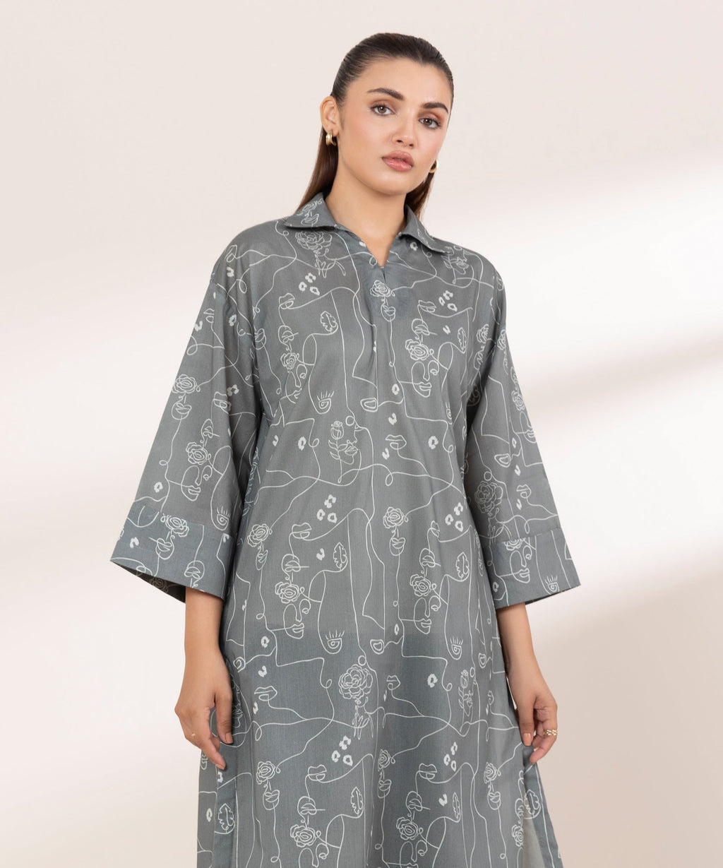 Printed Lawn Shirt