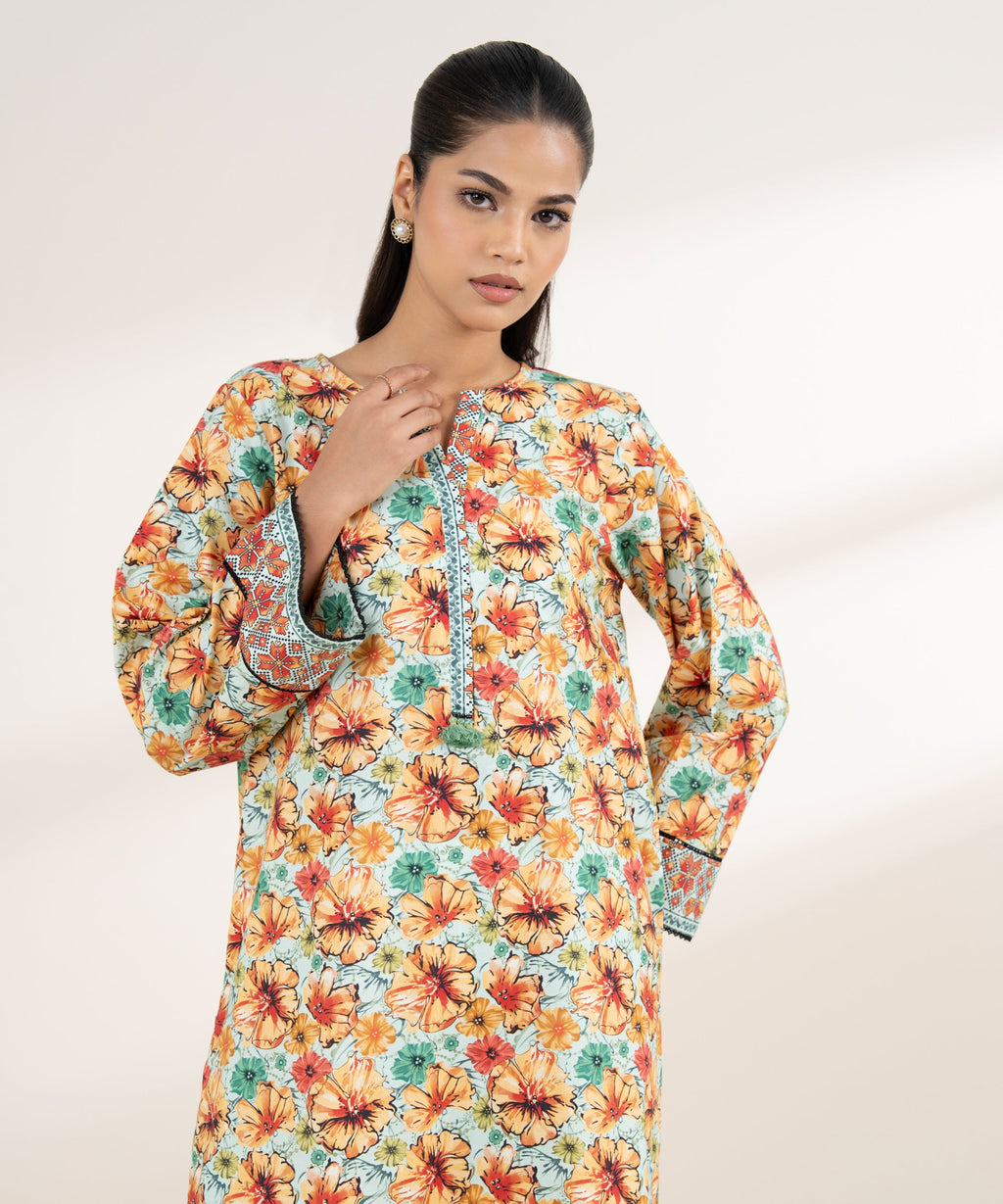 Printed Cambric Shirt