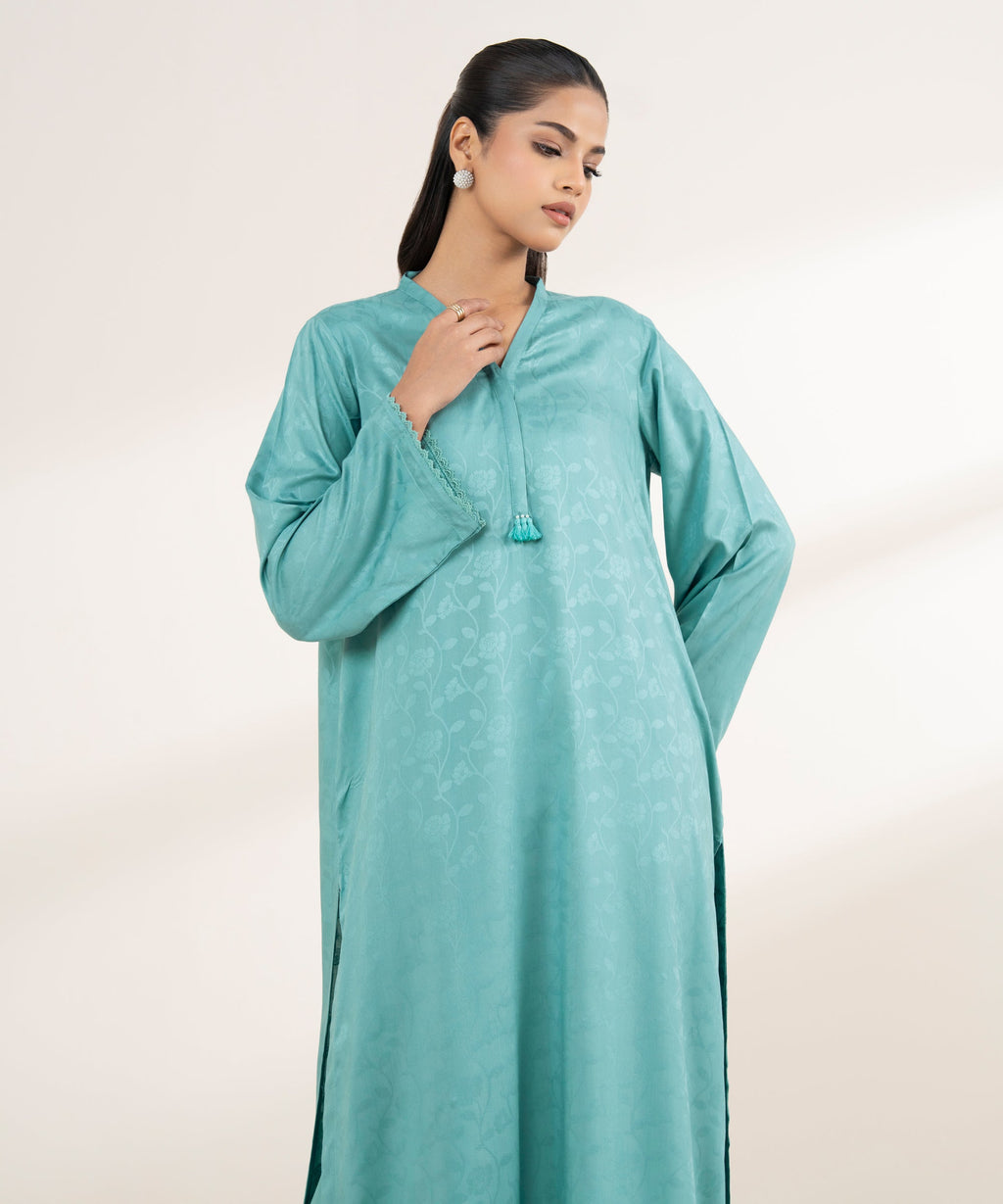 Solid Jacquard Shirt