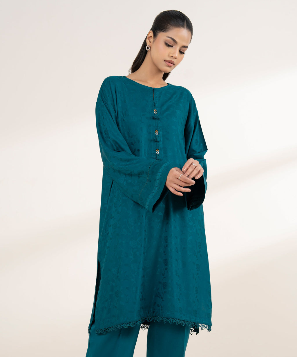 Solid Jacquard Shirt