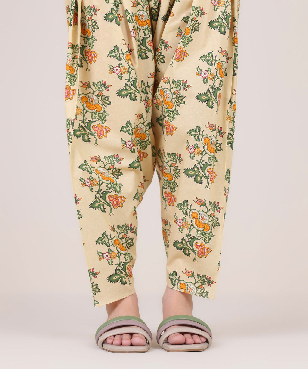 Printed Cambric Tulip Shalwar