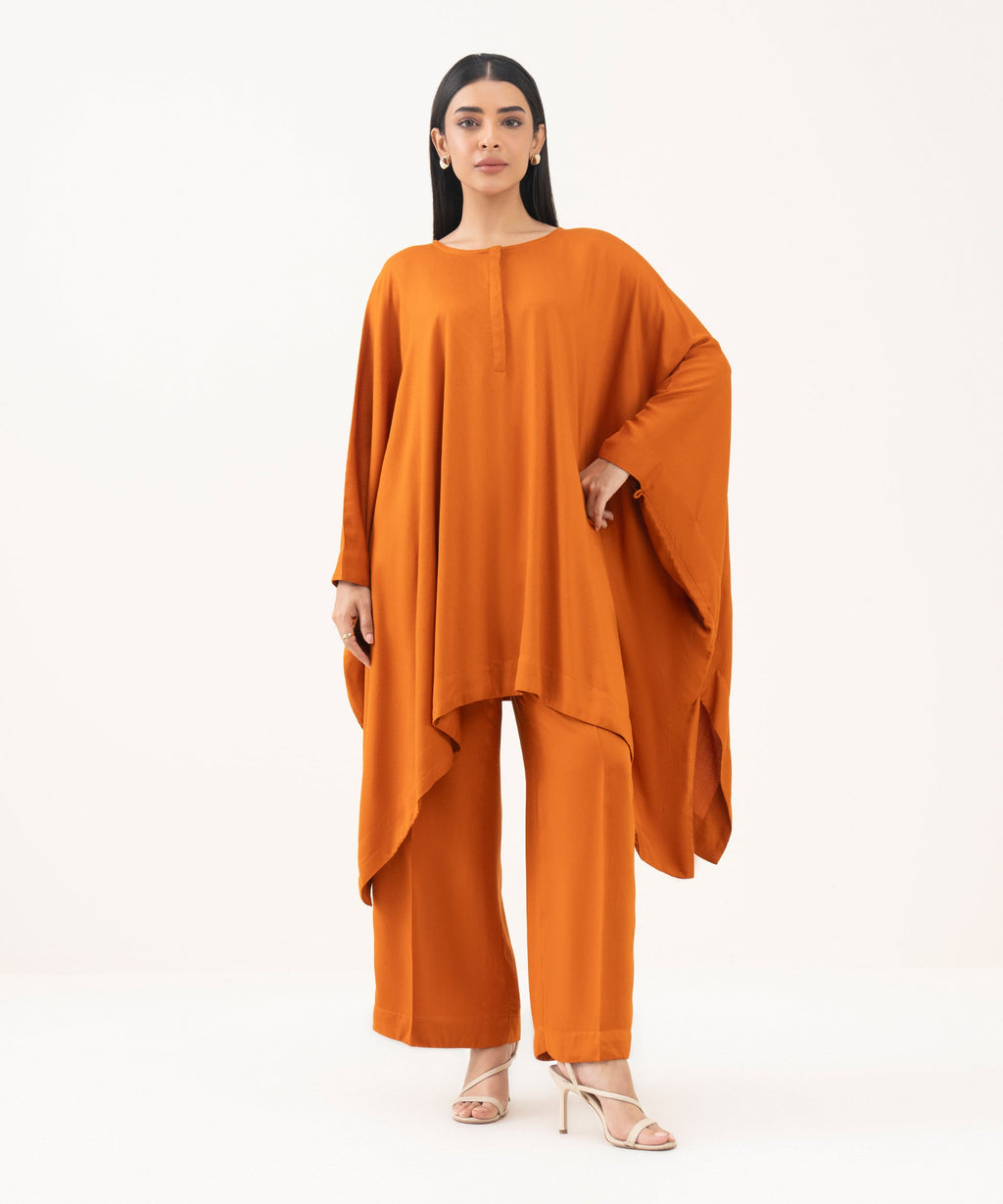 Women's RTW Bedford  Solid Rust Kaftan