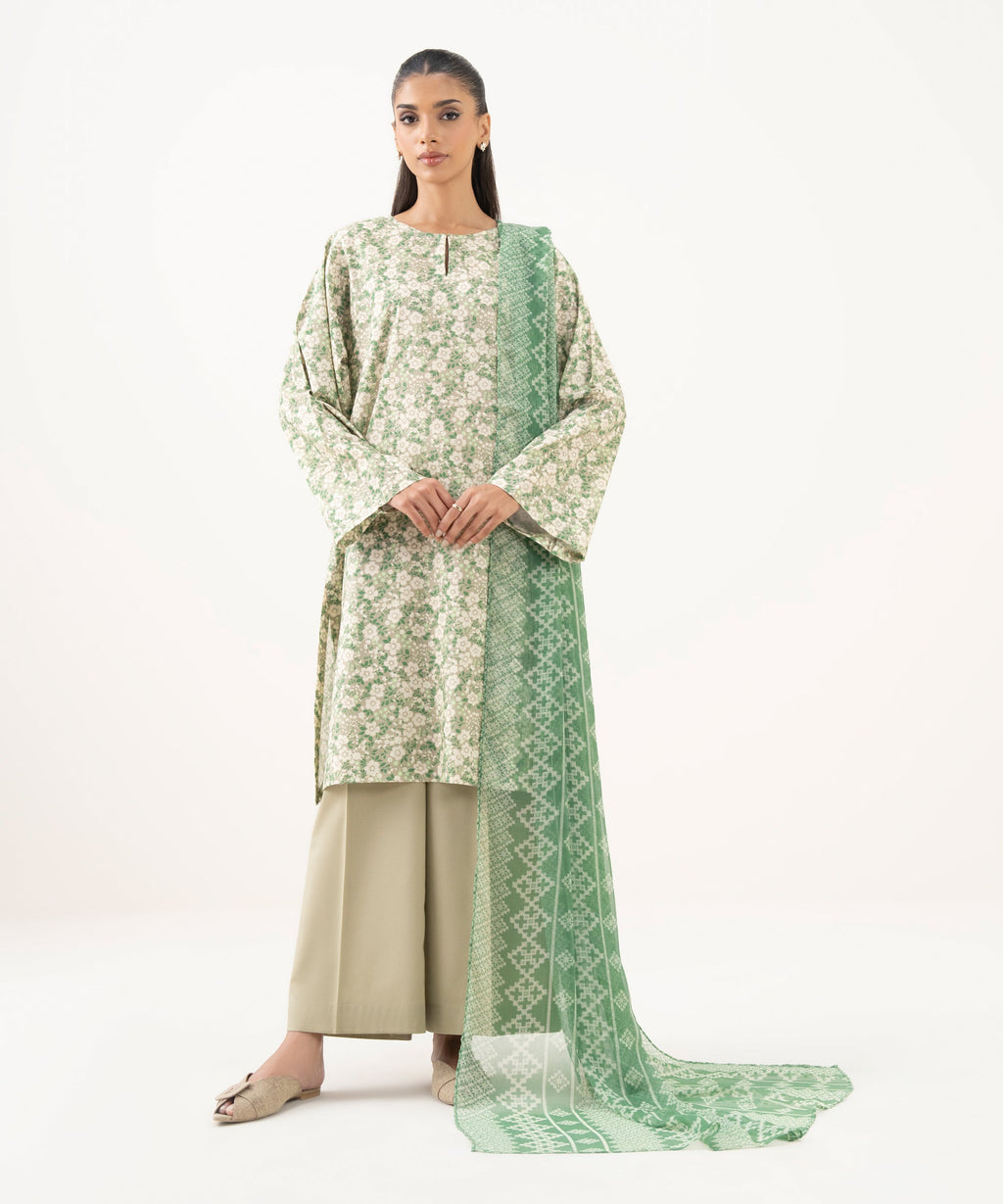 Printed Blended Chiffon Dupatta