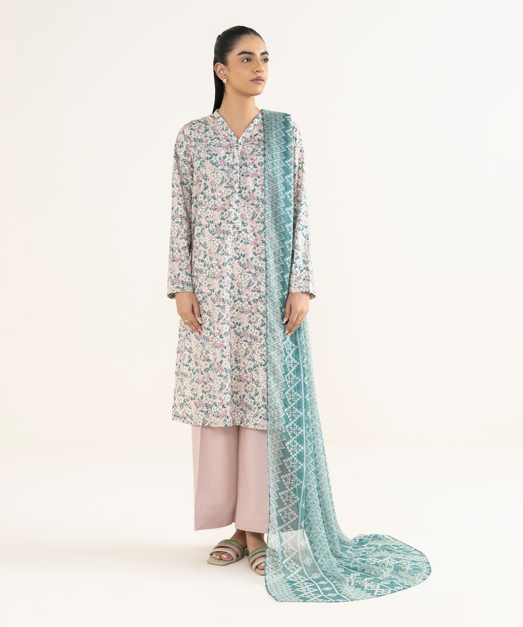Printed Blended Chiffon Dupatta