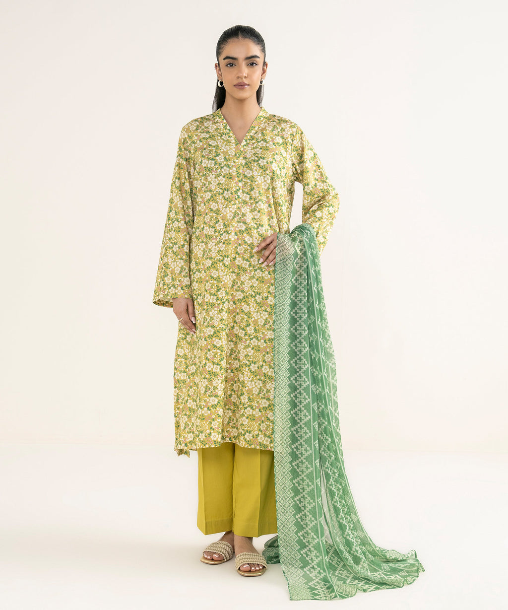 Printed Blended Chiffon Dupatta