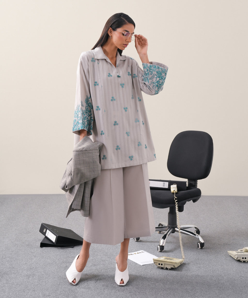 Embroidered Lawn Shirt