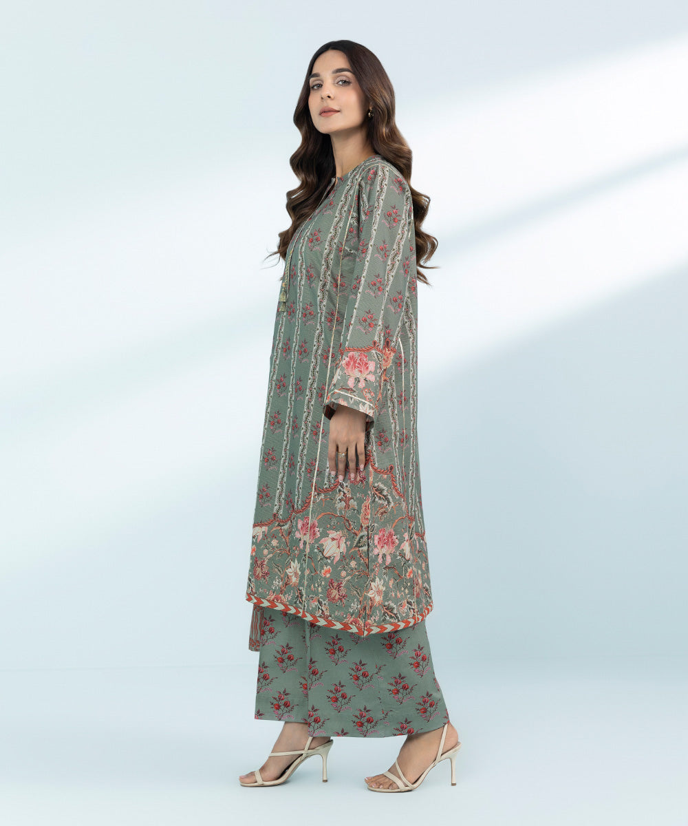 Mommy & Me Women's Three Piece Green Suit 