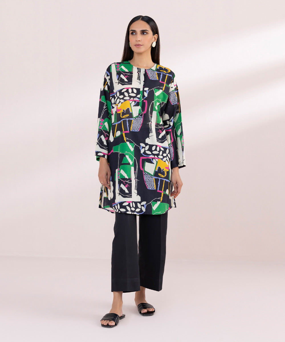 Women's Pret Lawn Multi Printed Boxy Shirt