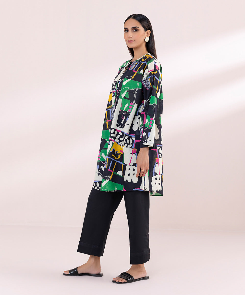 Women's Pret Lawn Multi Printed Boxy Shirt