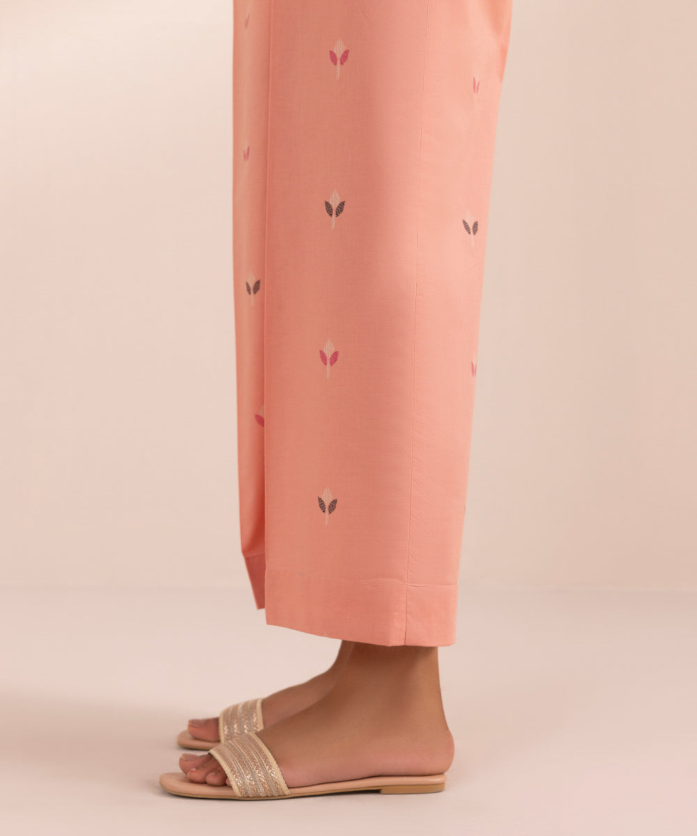 Women's Pret Cambric Pink Printed Culottes