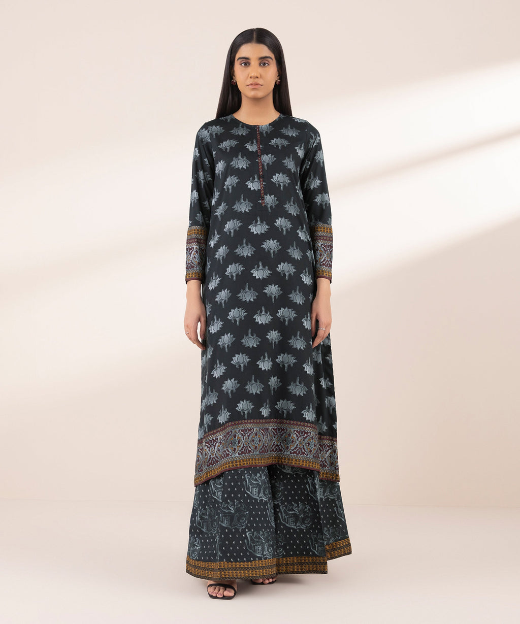 Printed Arabic Lawn Shirt