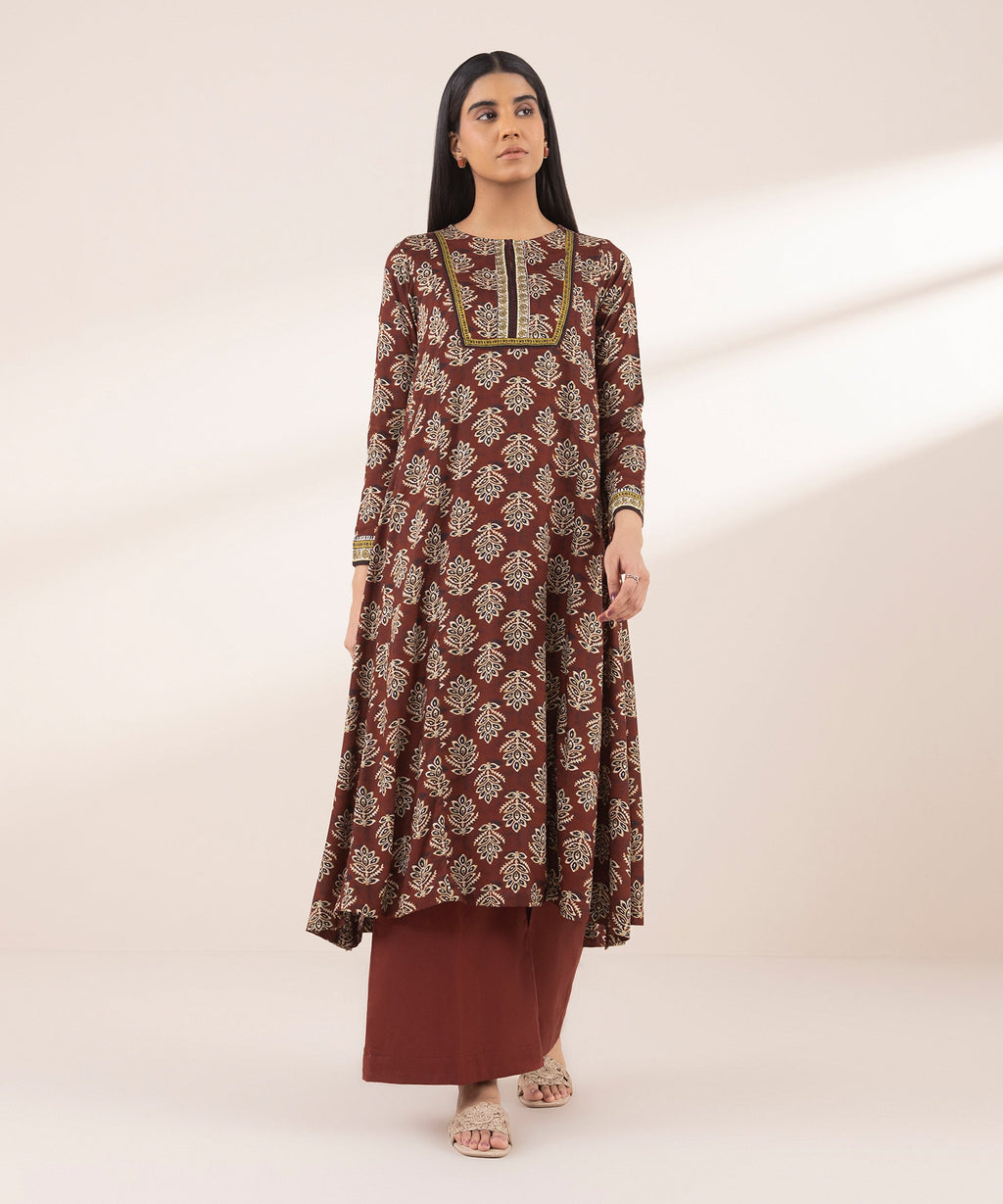 Printed Arabic Lawn Shirt