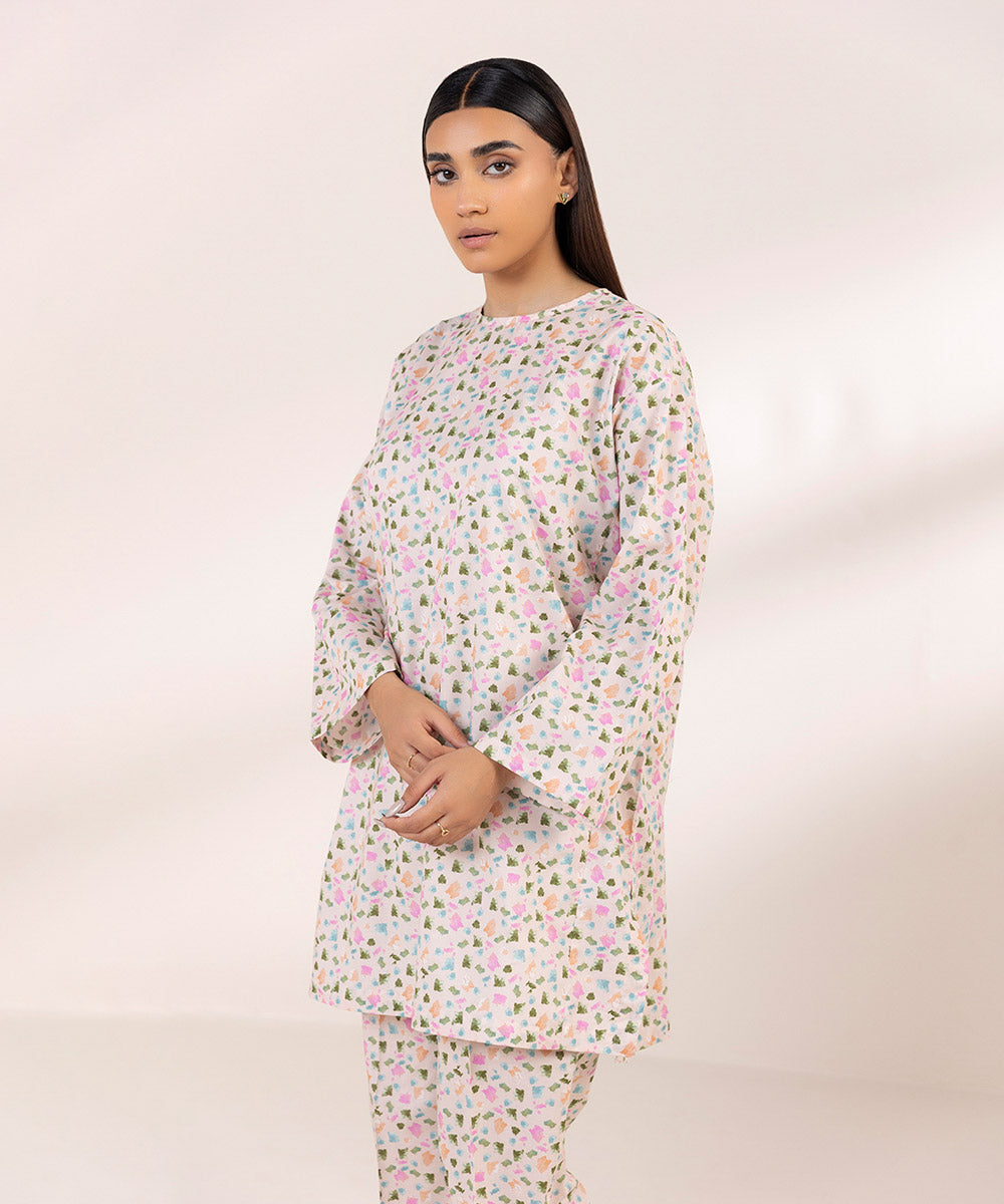 Women's Pret Cambric Embroidered Multi Boxy Shirt