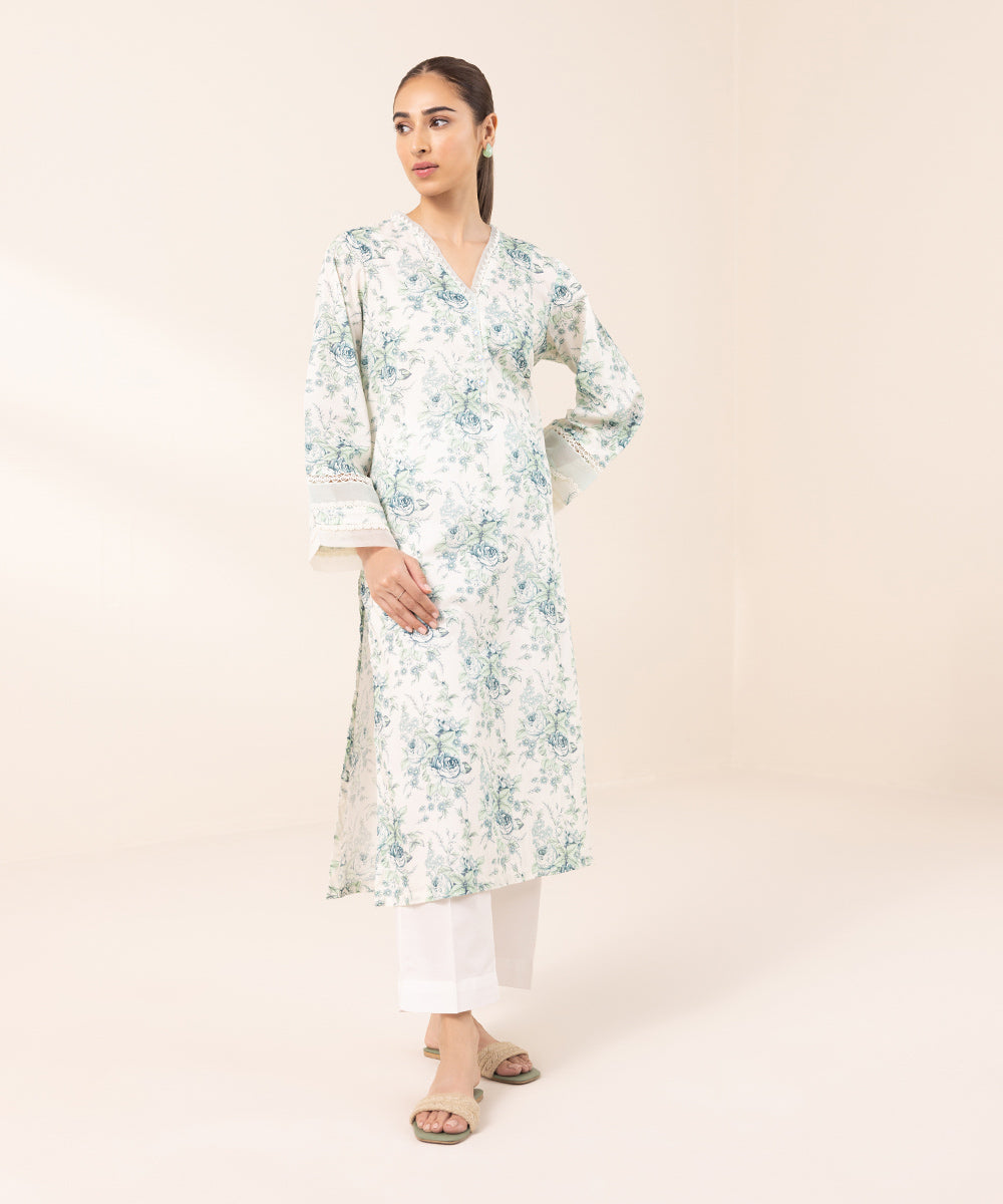 Women's Pret Lawn Printed Multi A-Line Shirt