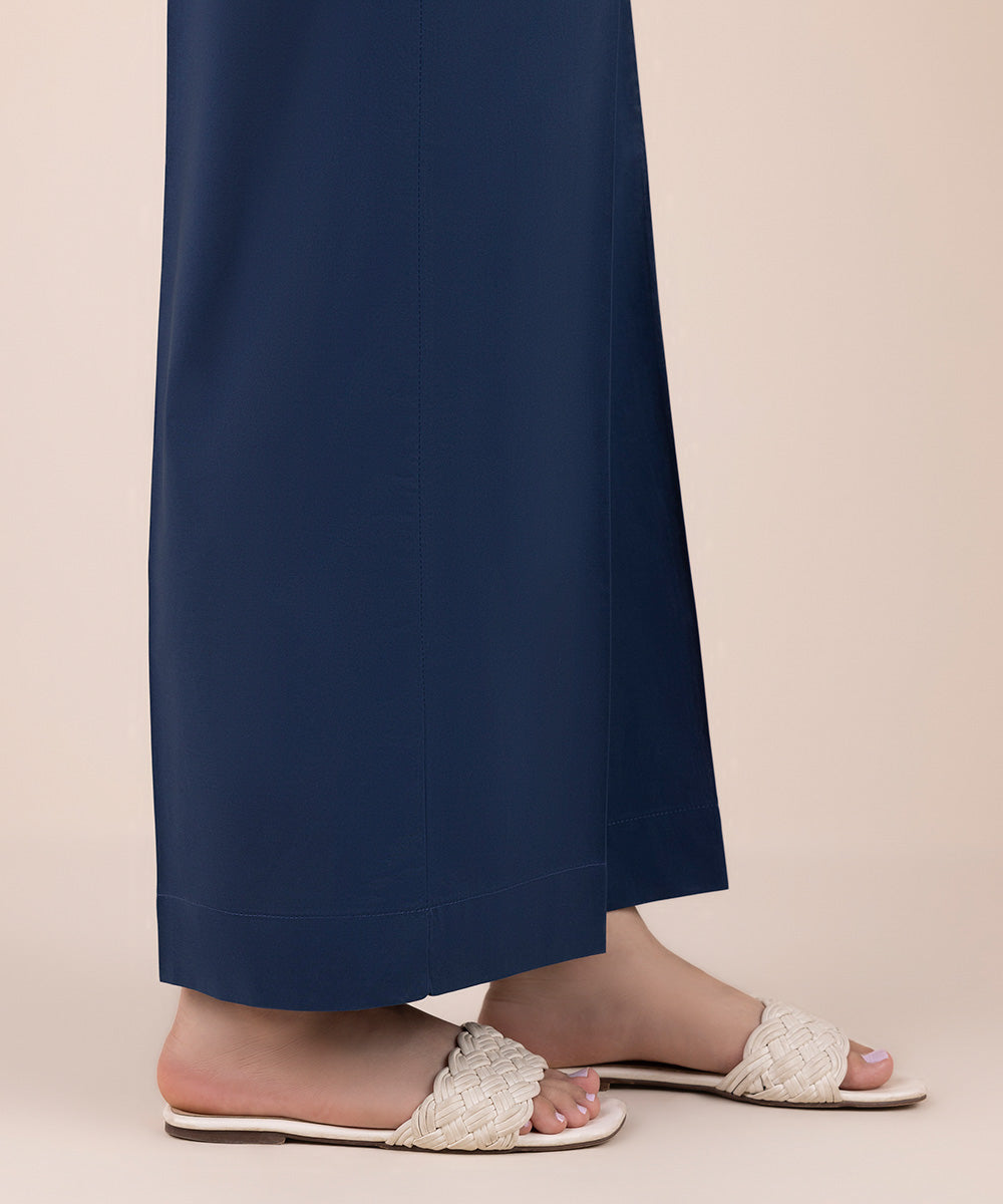 Women's Pret Cambric Blue Dyed Culottes