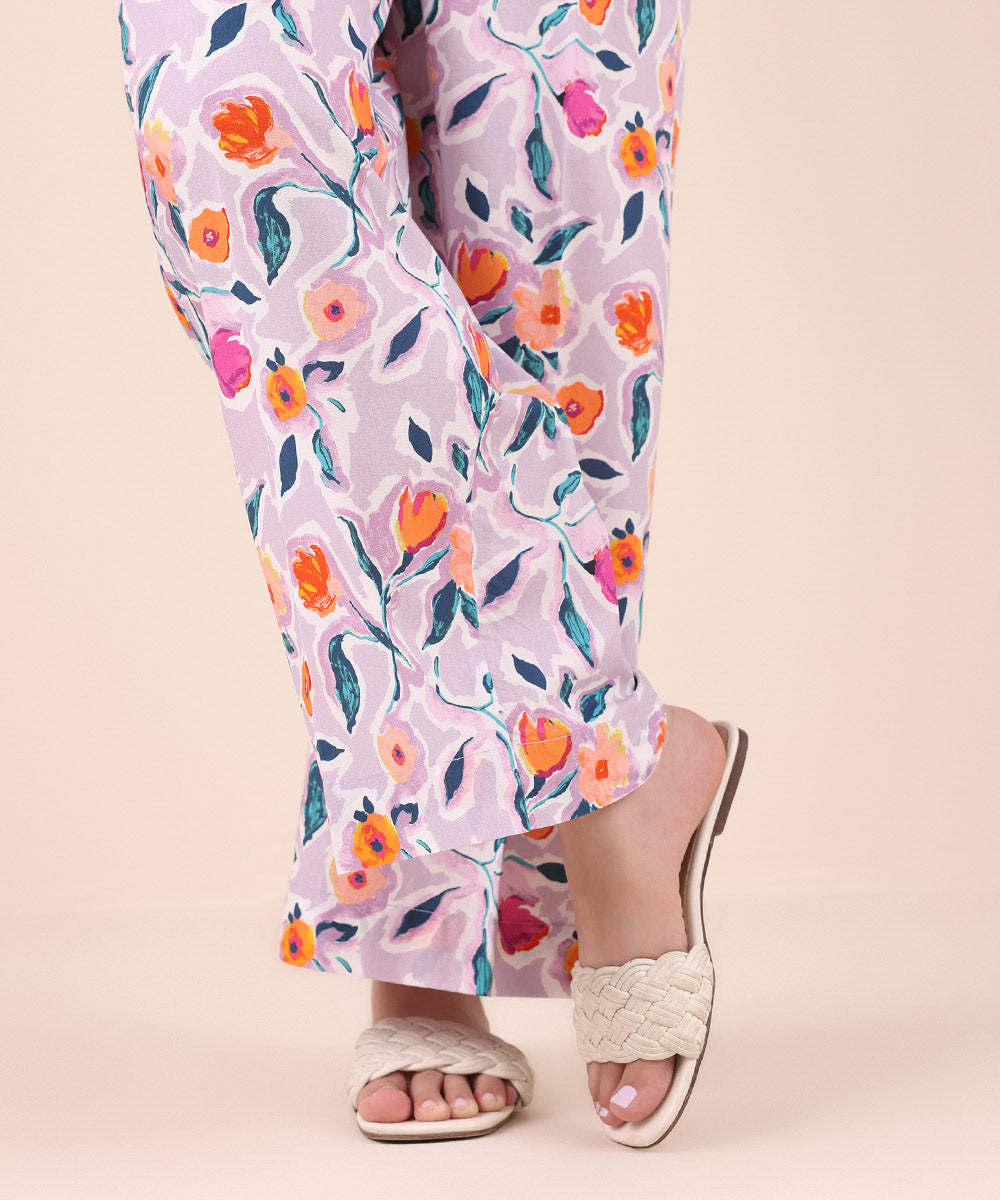 Women's Pret Cambric Multi Printed Culottes