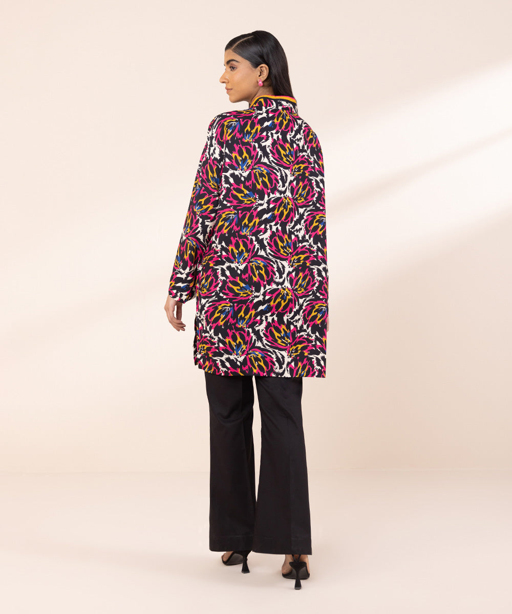 Women's Pret Arabic Lawn Printed Multi Boxy Shirt