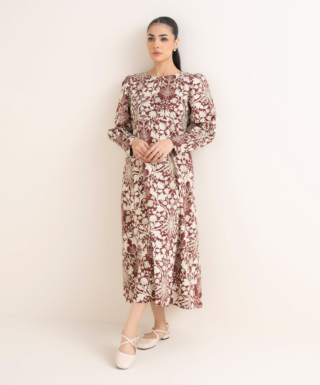 Printed Cambric Dress