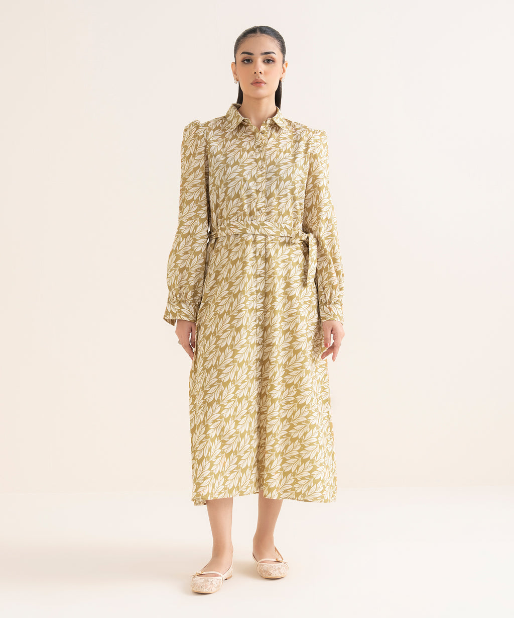 Printed Cambric Dress