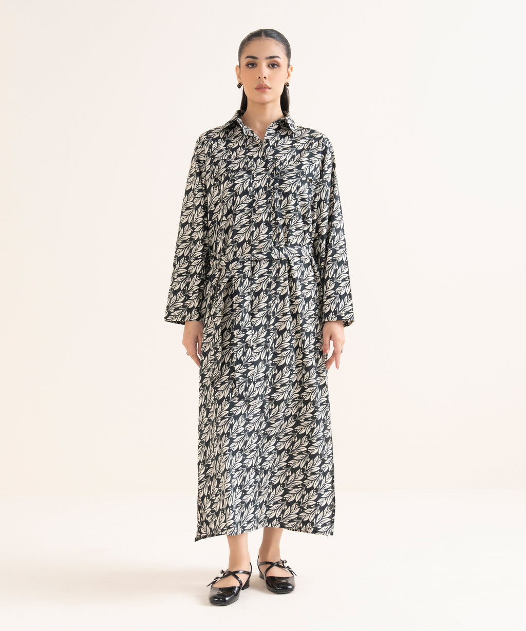 Printed Cambric Dress