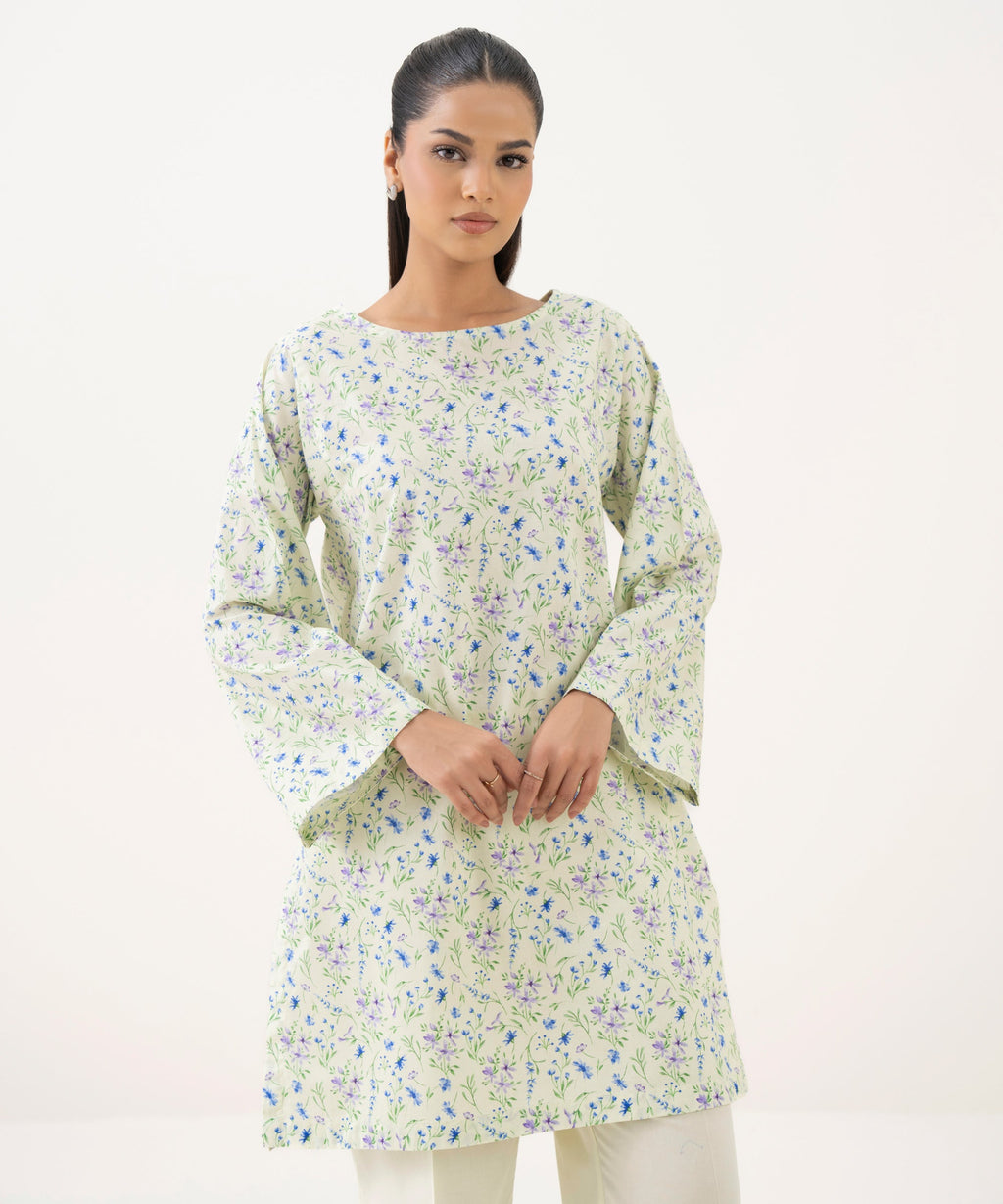 Printed Cambric Shirt