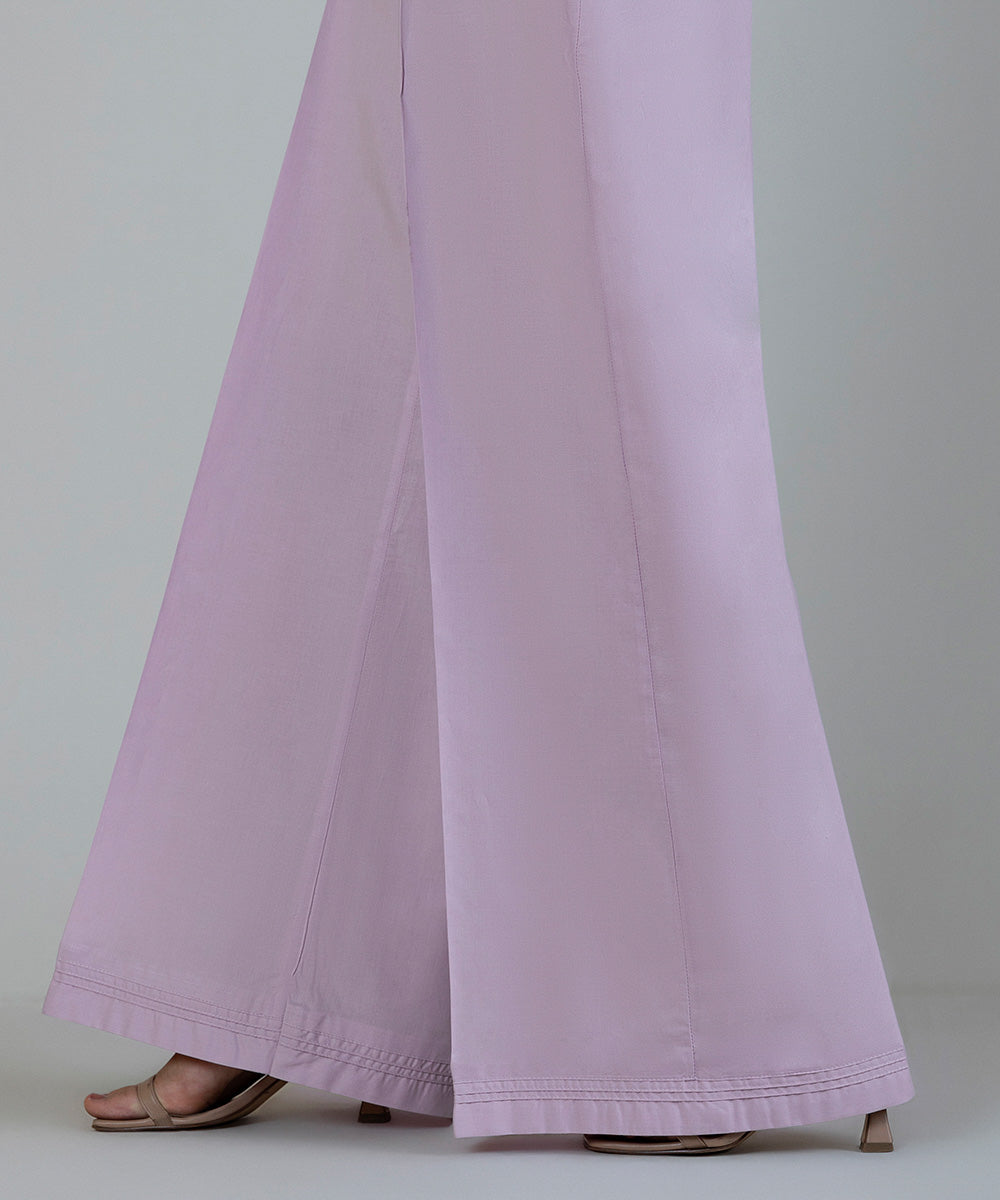 Women's Pret Cambric Purple Dyed Culottes