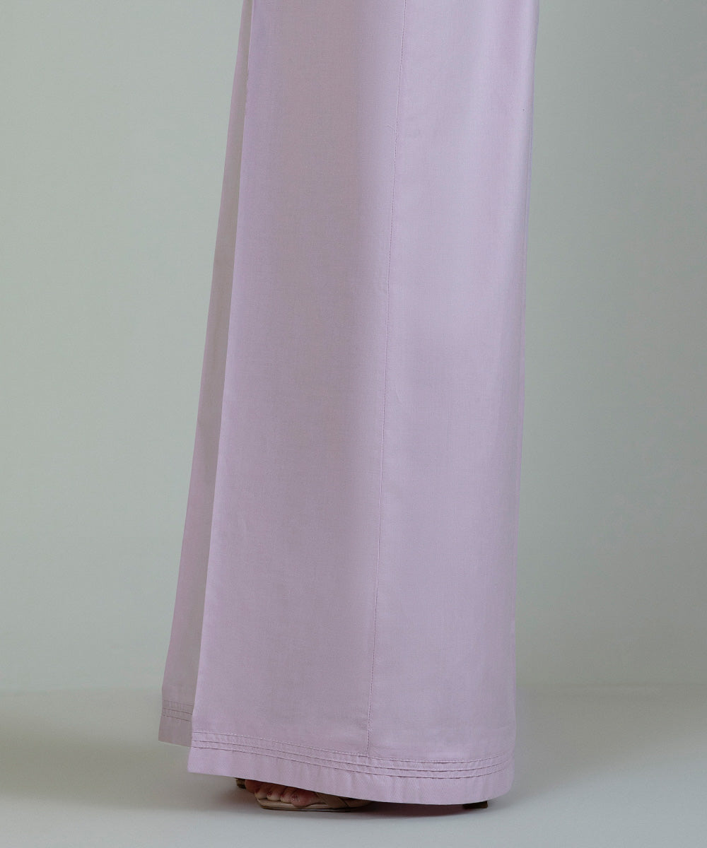 Women's Pret Cambric Purple Dyed Culottes