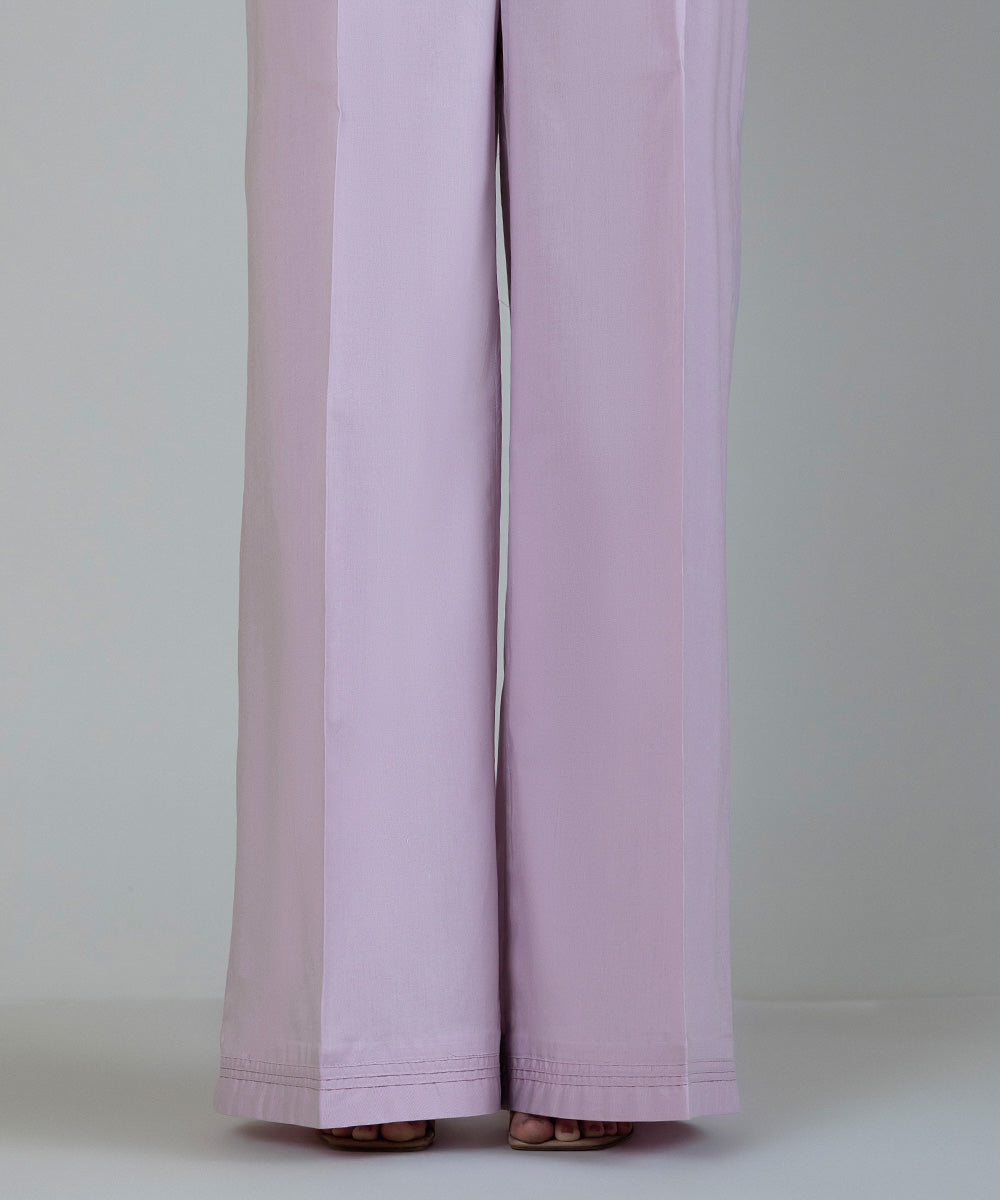 Women's Pret Cambric Purple Dyed Culottes