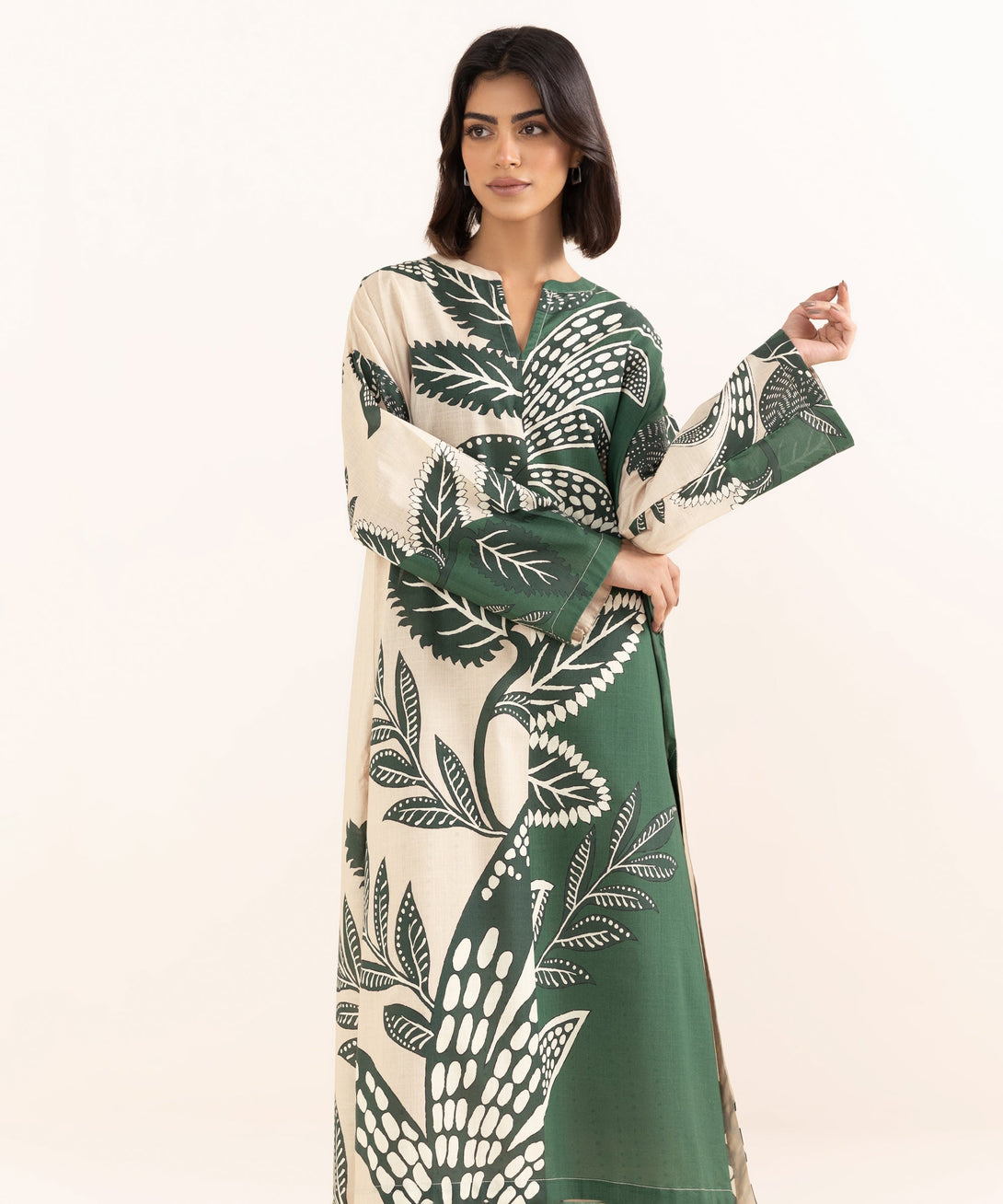 Women's RTW Cross Hatch Multi Printed Boxy Shirt