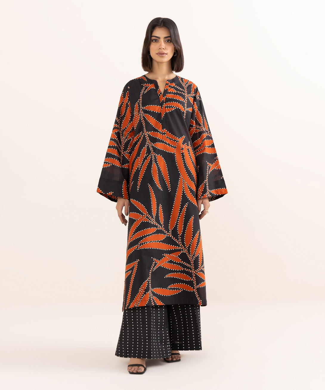 Women's RTW Cross Hatch Multi Printed Boxy Shirt