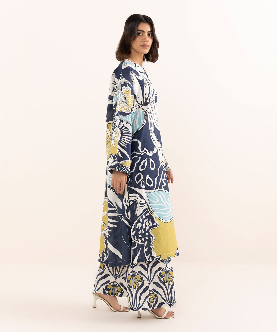 Women's RTW Cross Hatch Multi Printed Boxy Shirt