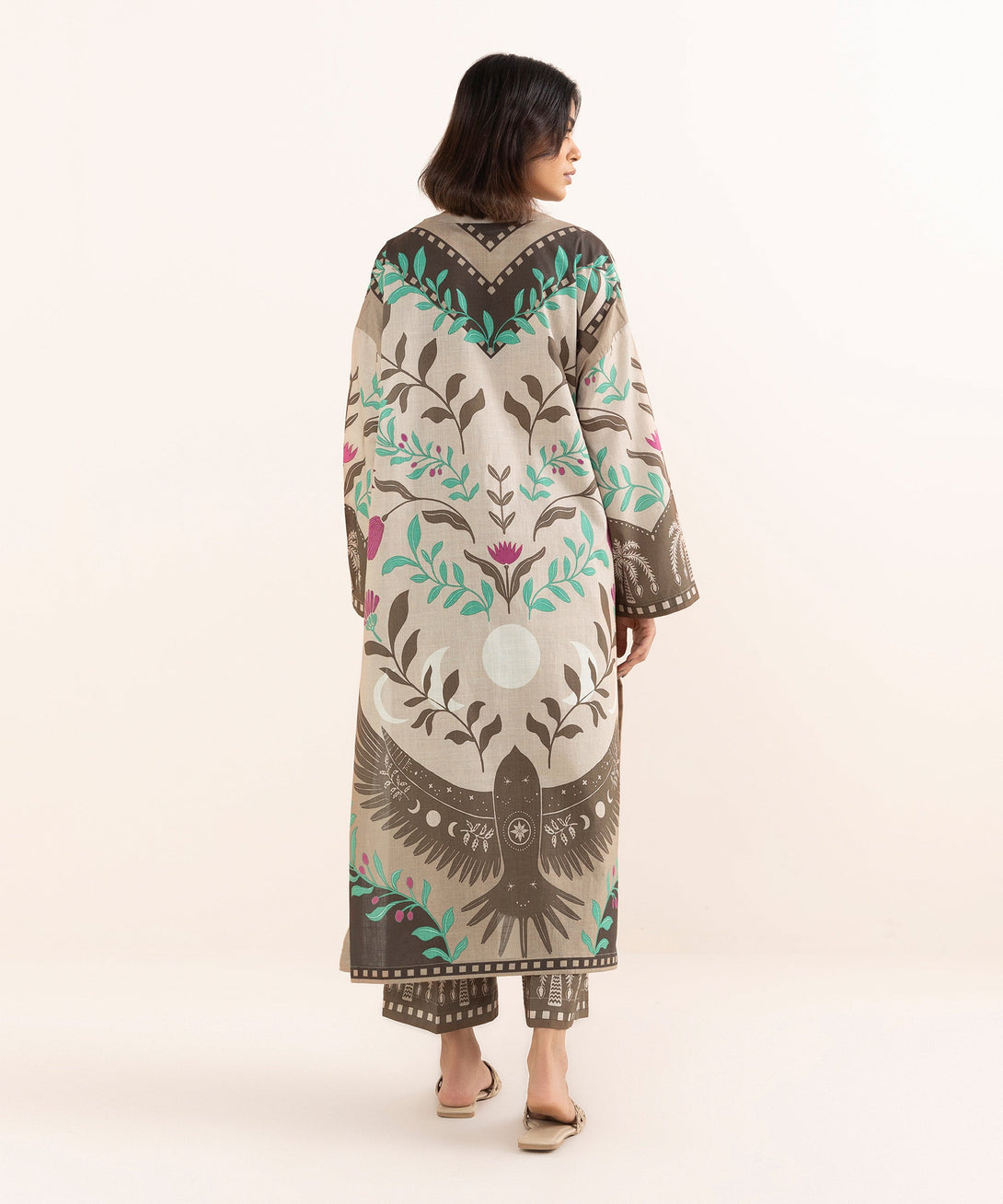 Women's RTW Cross Hatch Multi Printed Boxy Shirt