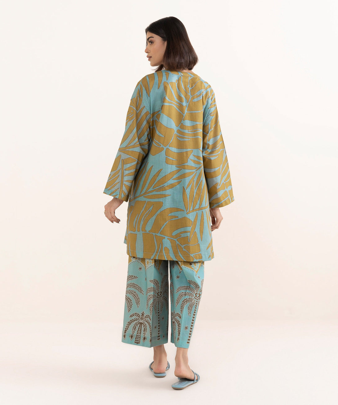 Women's RTW Cross Hatch Multi Printed Boxy Shirt