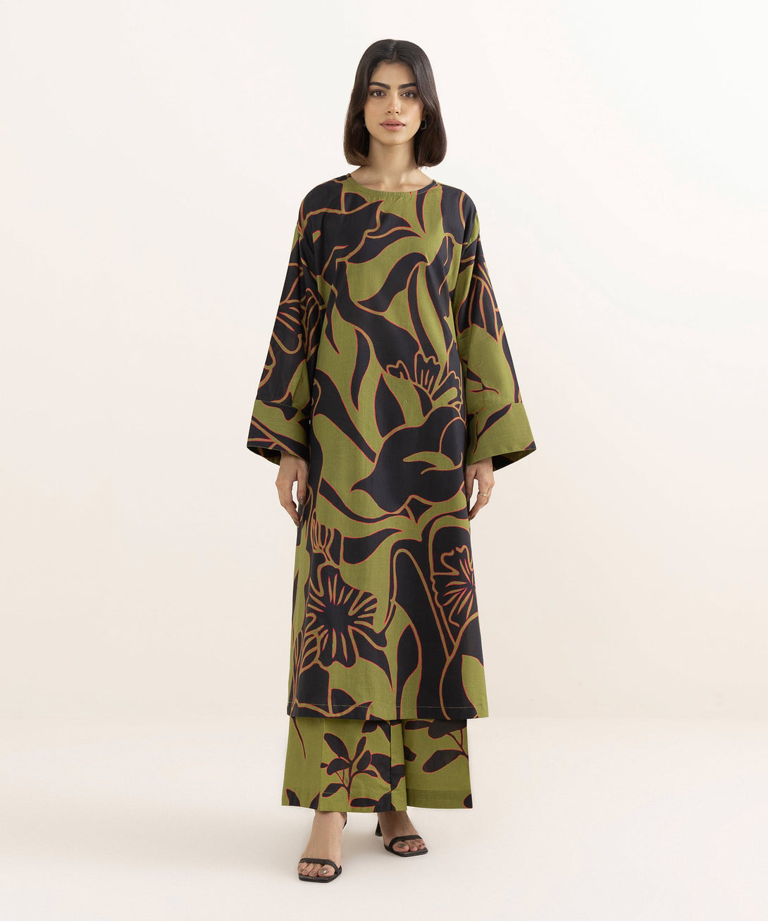 Women's RTW Cross Hatch Multi Printed Boxy Shirt