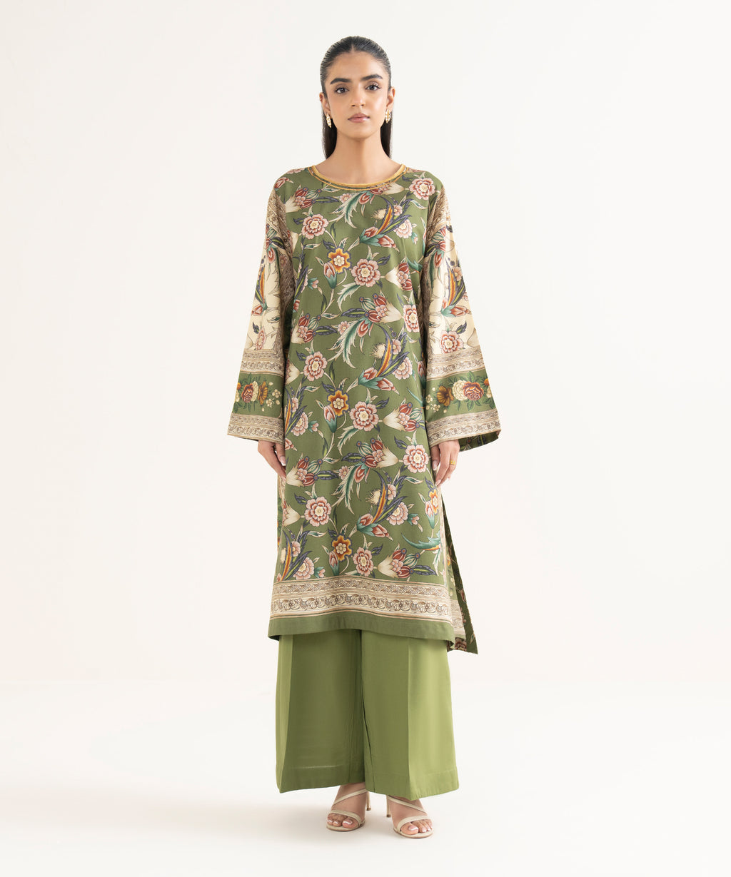 Printed Cotton Viscose Shirt