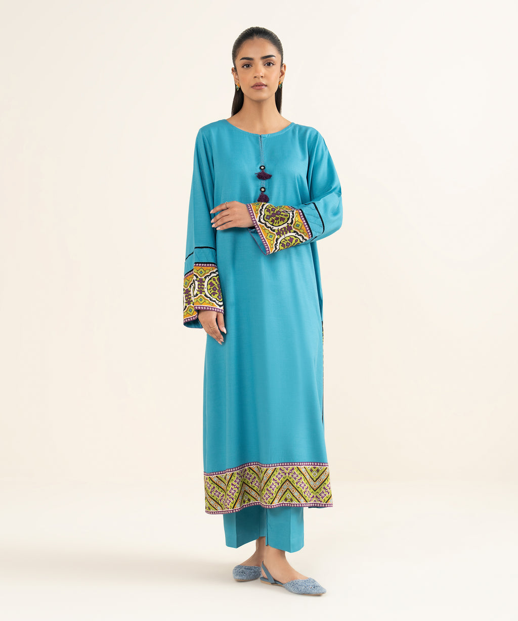 Solid Arabic Khaddar Shirt