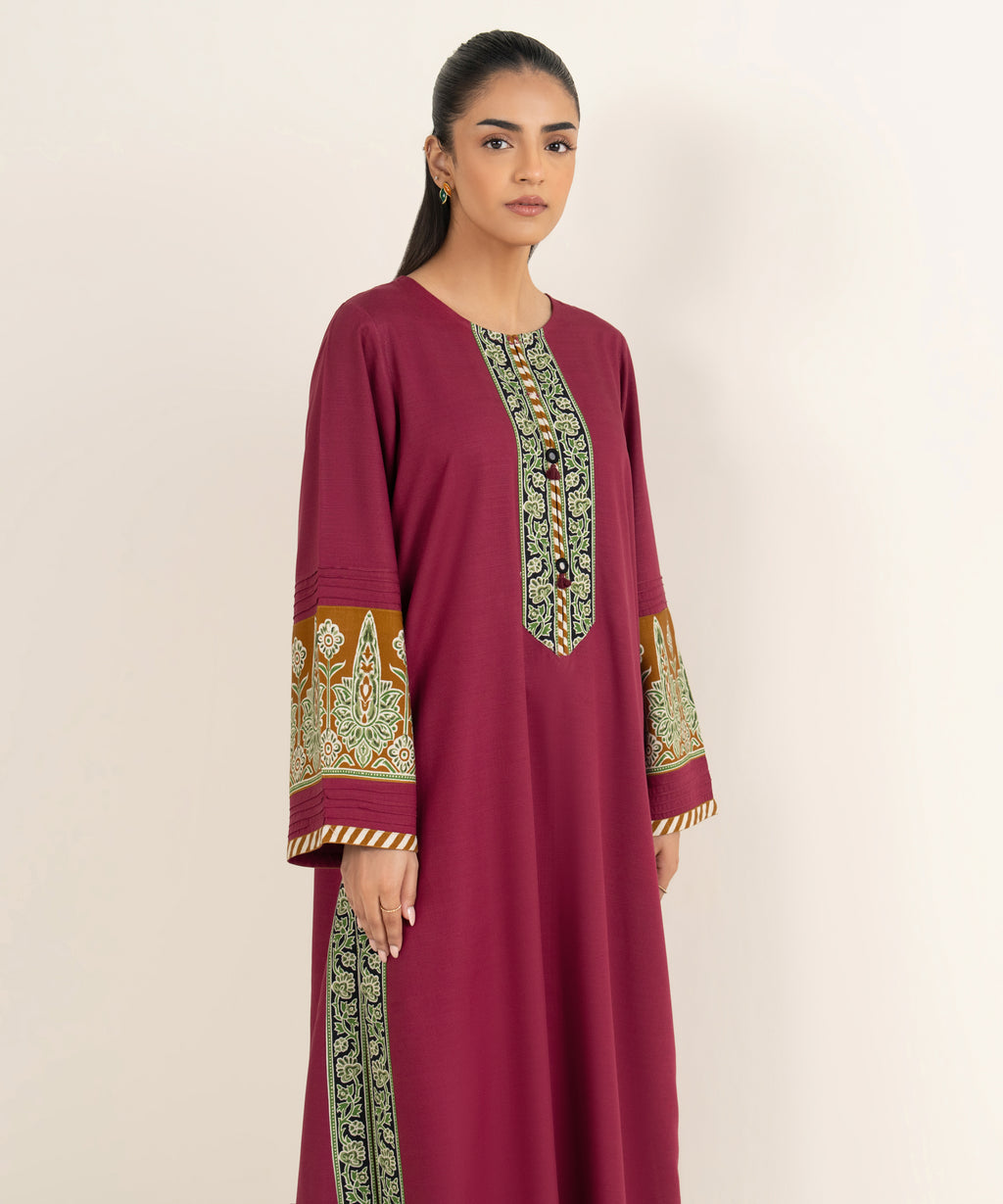 Solid Arabic Khaddar Shirt