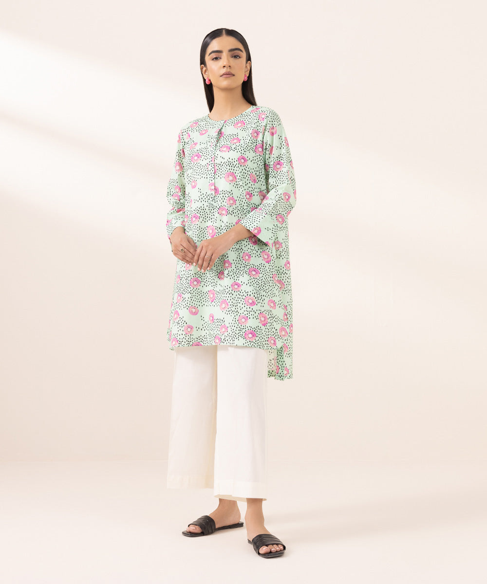 Women's Pret Lawn Printed Multi Straight Shirt