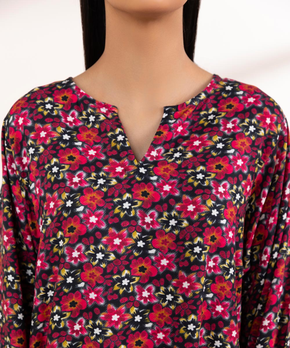 Women's Pret Linen Multi Printed Straight Shirt