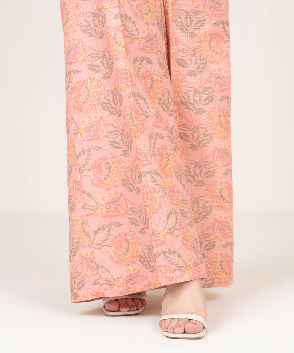 Printed Khaddar Culottes