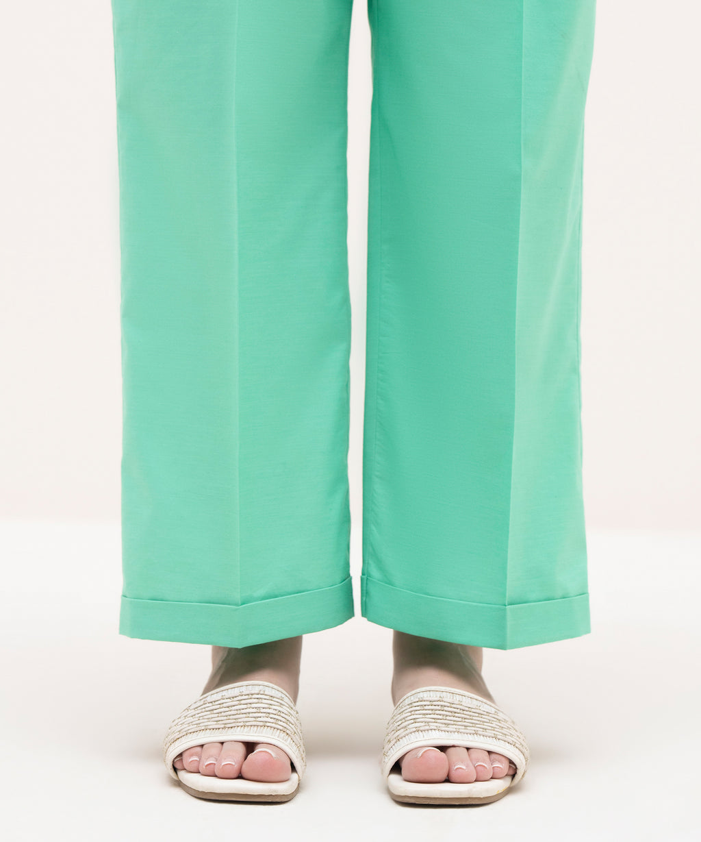Solid Cotton Culottes