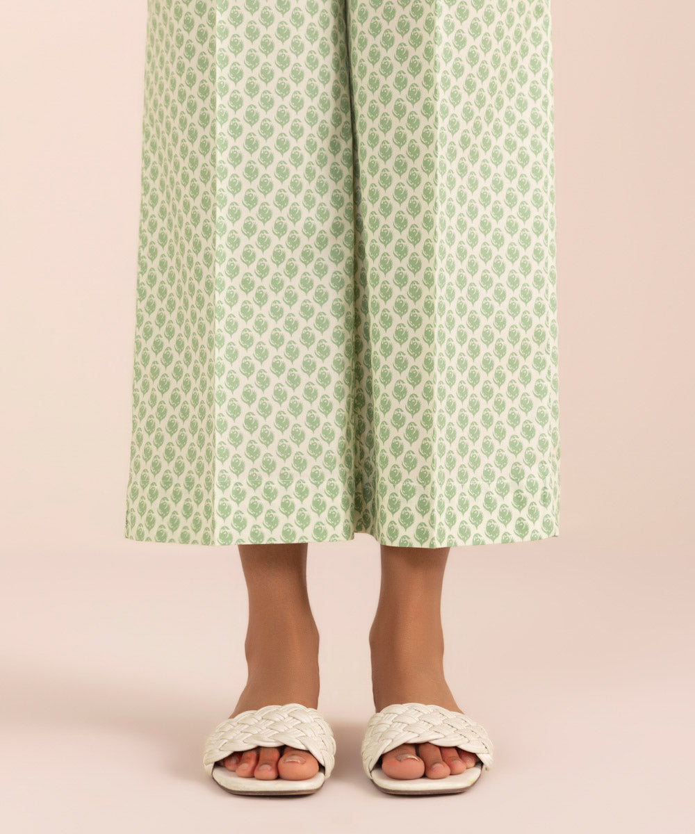 Women's Pret Cotton Multi Printed Culottes