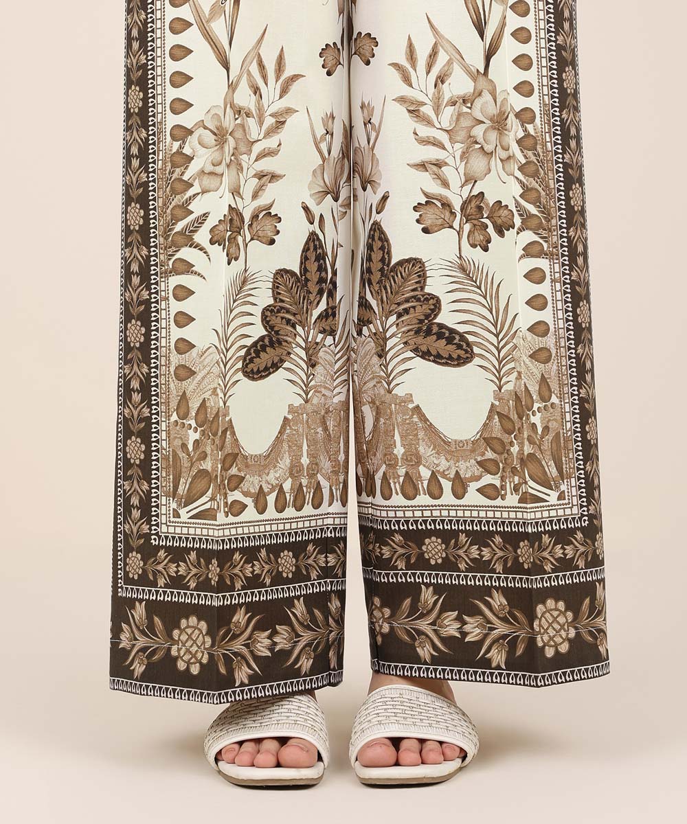 Women's RTW Cambric Multi Printed Culottes