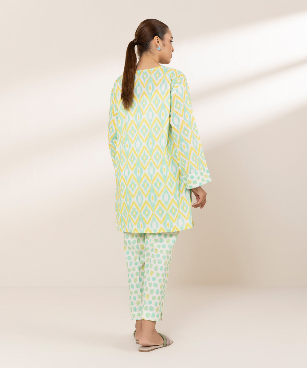 Women's RTW Cross Hatch Multi Printed Boxy Shirt