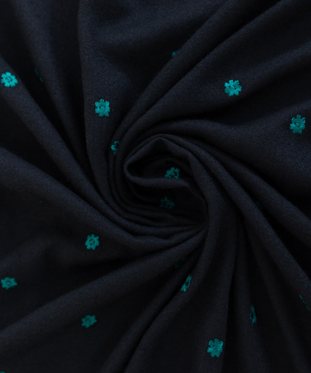 Black Embroidered Shawl