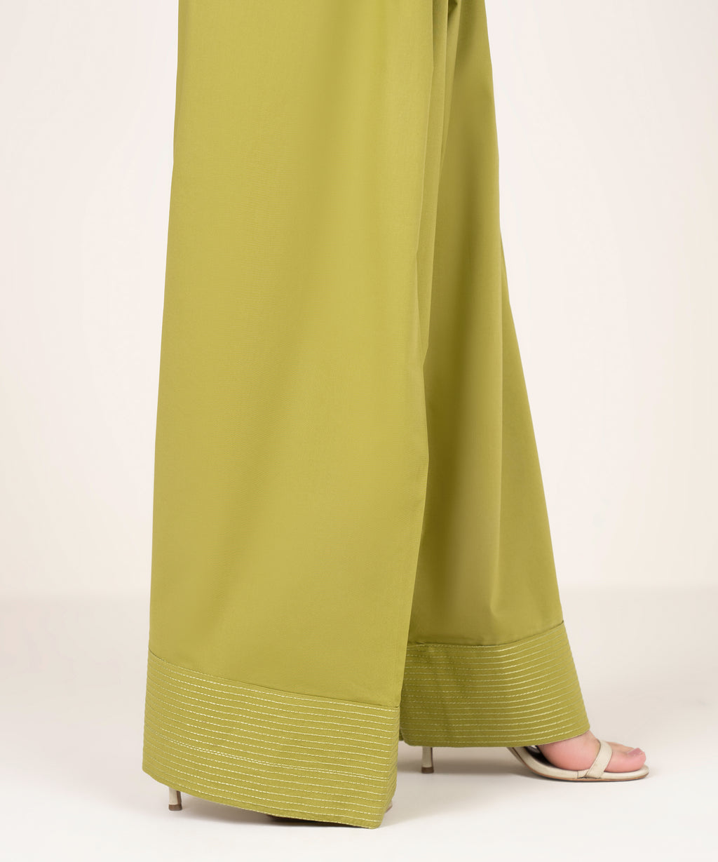 Embroidered Cotton Farshi Shalwar