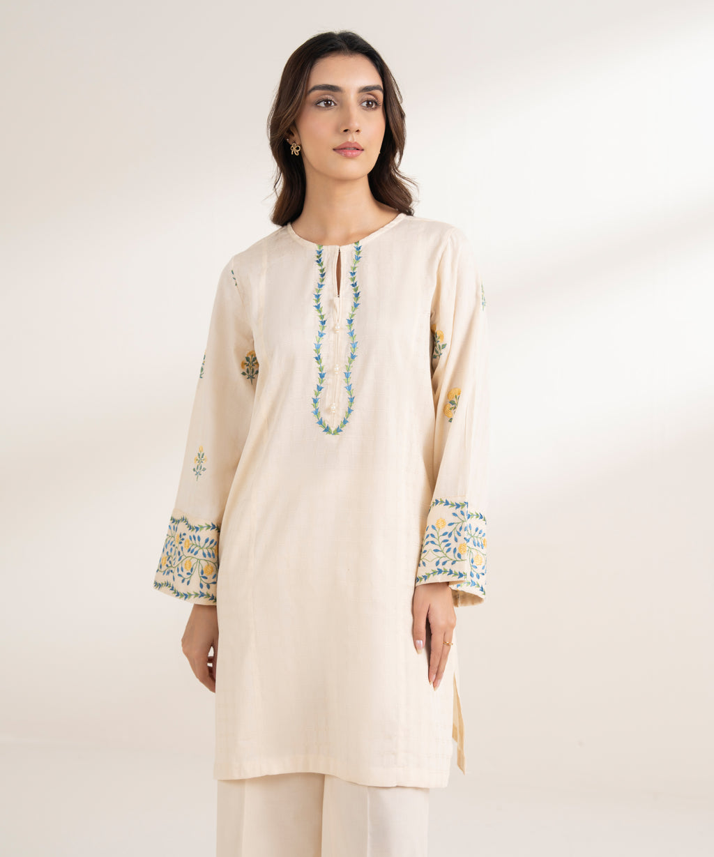 Embroidered Cotton Shirt