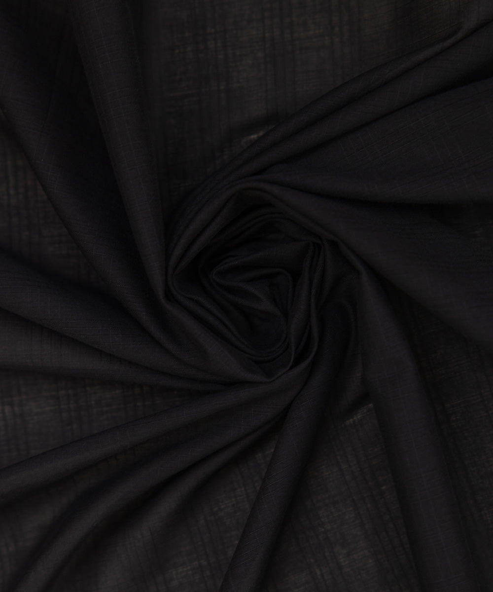 Textured Voile Black Dyed Dupatta