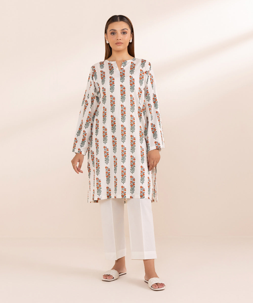 Women's Pret Lawn Multi Printed A-Line Shirt